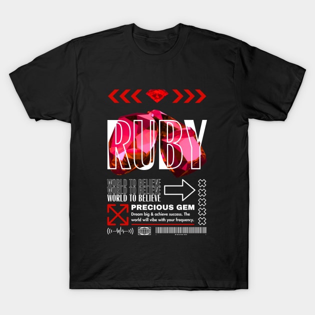 RUBY RED T-Shirt by Popular_and_Newest